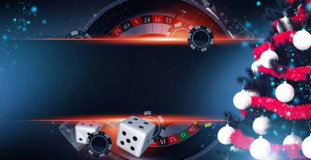 Baccarat table layout with Player and Banker positions